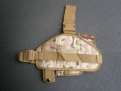Кобура з платформою стегнова під праву руку Combat Multicam мультикам