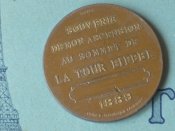 Буклет " Ейфелева вежа" + медаль 1889 року.