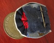 Памятная медаль 1 октября 1938 года на одиночной колодке (Судеты).