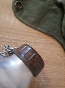 #О 6 Оригинальная фляга армии Франции с термо чехлом