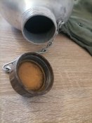 #О 6 Оригинальная фляга армии Франции с термо чехлом