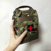 MOLLE аптечка с вкладышем RhinoRescue, черная.