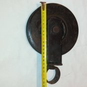 Стальной грузоподъёмный блок-ролик 150 мм.