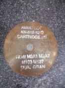Латунна гільза 105 мм