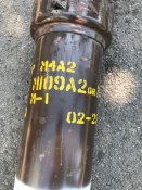Тубус порохового заряду M4A2 для снарядів 155 мм ( Благодійний лот для підтримки ЗСУ )
