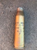 Гільза 57 мм від зенітної гармати С-60 ( Благодійний лот на підтримку ЗСУ )