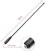 Посилена антена Abbree AR-771 для рацій Baofeng, Kenwood SMA-Female (1 шт.)