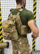 Плитоноска з підсумками та рюкзаком