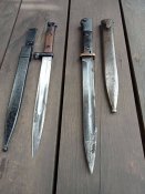 Штик-нож Маузер К-98. Штык-нож СВТ-40.