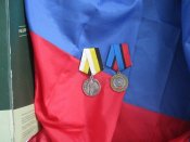 Медаль батальона розвідки Спарта днр і за Дебальцево № 1966