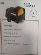Коліматор відкритого типу Konus Sight-Pro Fission 2.0