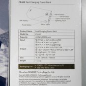 Павербанк Romoss 60000mAh PEA60 22,5W повербанк Новий Оригінал
