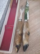 #П  Новый комплект нож и вилка производства Франции.