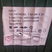 Короб (Цинк) з під патронів 7.62 Х 51 Нато