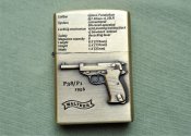Зажигалка бензиновая пистолет Whalter P38
