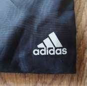 Мешок Adidas, для хранения небольших вещей, чёрный, лёгкое б/у, Европа