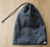 Мешок Adidas, для хранения небольших вещей, чёрный, лёгкое б/у, Европа