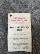 Boots, Hot Weather, Men’s, Spike Protective, Ro-Search, 9R, Vietnam Era