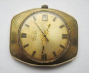 Чоловічий позолочений годинник /часы/ Полет - Poljot = механіка = СРСР = AU 10