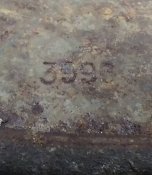Каска Вермахта М35/62. В сохране с родной декалью.