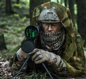 Шарф-сітка Tactical Scarf Mesh (Sniper Veil) Camo Woodland