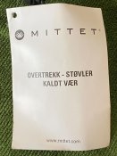 Сапоги заброды Mittet Overtrekk Норвегия