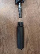 Бистрозємний глушник Zbroyar F.A.S.T. (Fast-Attach Suppressor Tactical) ПЗРЗП з полум'ягасником