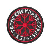 Вишитий шеврон "Runic circle Руничне коло" на липучці