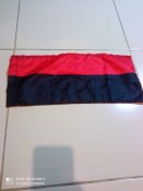 Прапор червоно-чорний .40 Х 19 см.