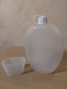 Фляга ПЭ - 1.5. Прозрачная.