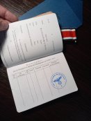 Залізний хрест в конверті + зольдбух.