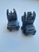 Цілик і мушка складана Magpul MBUS Sight (Replica)