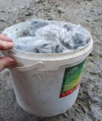Металлизированное стекловолокно с радиолокационного пиропатрона самолета