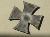 Залiзний хрест ( ЕК, ЖК) 1914. Оригiнал. Срiбло/ Залiзо.