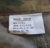 США Army Combat Pants FR Multicam M/R в резерве