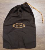 Мешок Tod's, для хранения небольших вещей, коричневый, Италия