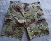 Шорты камуфляж Six-Color Desert Pattern, США, пояс 100 см