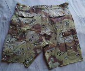 Шорты камуфляж Six-Color Desert Pattern, США, пояс 100 см