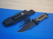 Ніж мисливський Columbia 4028С 27 см кресало точилка свисток компас