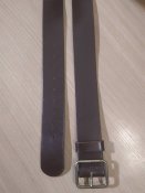 Офицерский кожаный ремень армии Швейцарии, 1972 год. 100 см.