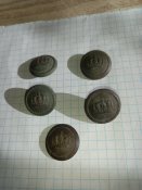 Гудзики з короною