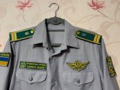 Сорочка ДПСУ старого зразку з шевронами та погонами