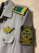 Сорочка ДПСУ старого зразку з шевронами та погонами