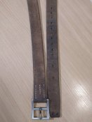 Кожаный ремень армии Швейцарии, 1956 год. 117 см.