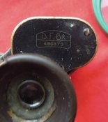 бинокль Carl Zeiss Jena D.F.6x 490370 с подписью владельца