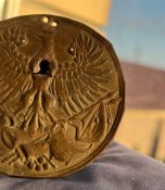 Накладка на Пруську Патронну Сумку моделі «M-1881» (70 мм) (2-й Кірасирський Полк)