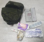 кацапська аптечка з залишками набору