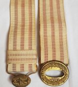 Адмиральский шёлковый белый ремень ВМФ СССР обр. 1941г