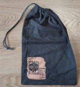 Мешок Bijou, для хранения небольших вещей, коричневый, лёгкое б/у, Швейцария (2 шт.)