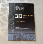 Металевий пазл Tiger Tank 3D Metal Model Kit